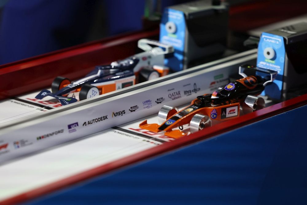 STEM Racing Cars on the Track