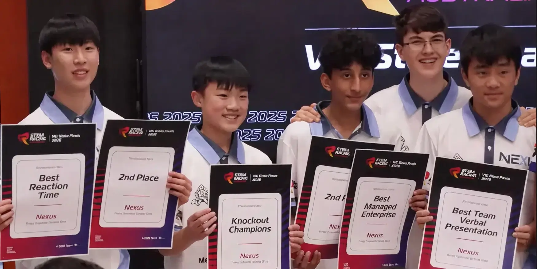 Nexus celebrating 2nd Place at the State Finals